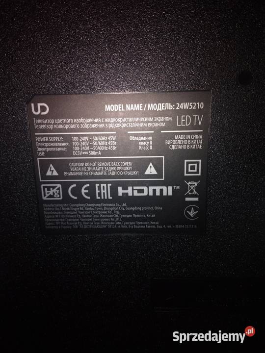 Sprzedam telewizor 24 cale Łódź