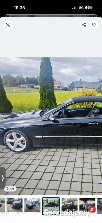 Mercedes clk W209 cabrio 26v6 LPG zamiana 2600cm3 Tarnów