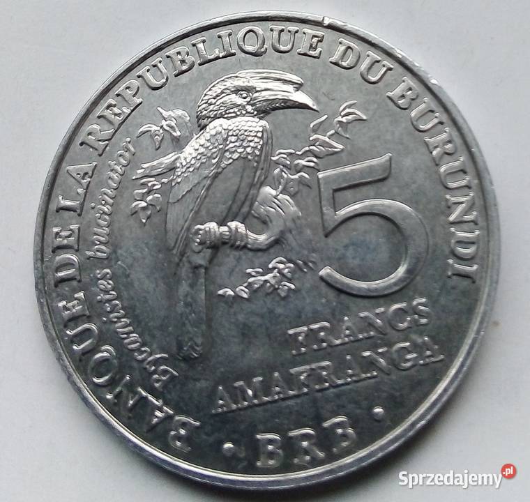 BURUNDI5 FRANCS2014 rŁADNAPTAK Legionowo