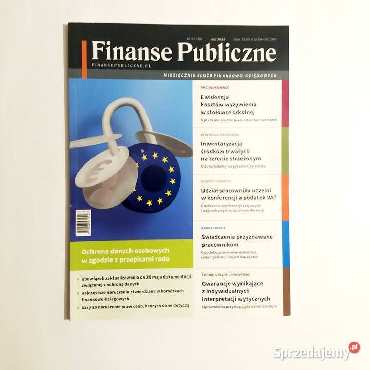 Finanse Publiczne 5 maj 2018 miękka Czasopisma łódzkie Łódź