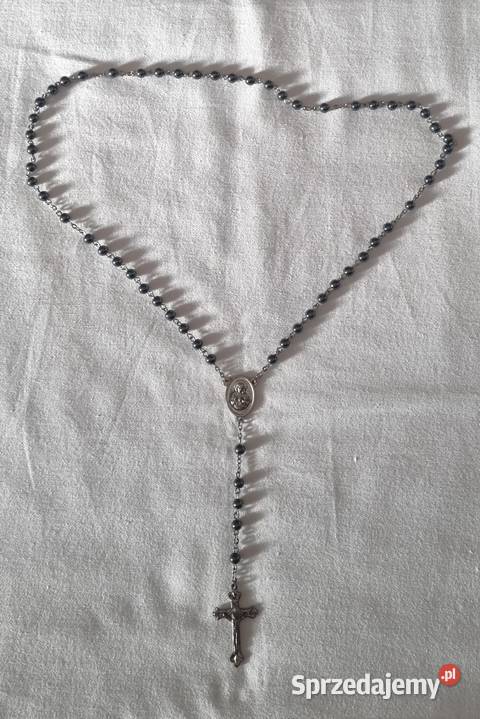 Różaniec z ceramicznych koralikówpaciorków Warszawa