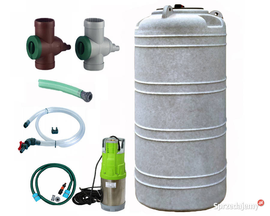 Zbiornik na deszczówkę 1000l z pompą Auto Aleksandrów Łódzki sprzedam