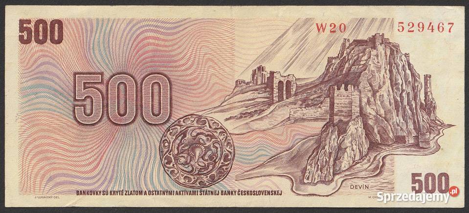 Czechosłowacja 500 koron 1973 W20 Łódź