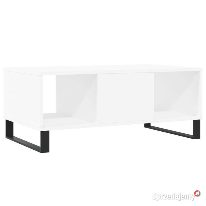 Stolik kawowy biały 90x50x365 materiał Warszawa