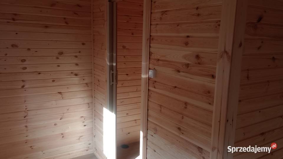 Domek drewniany mobilny całoroczny ocieplenie