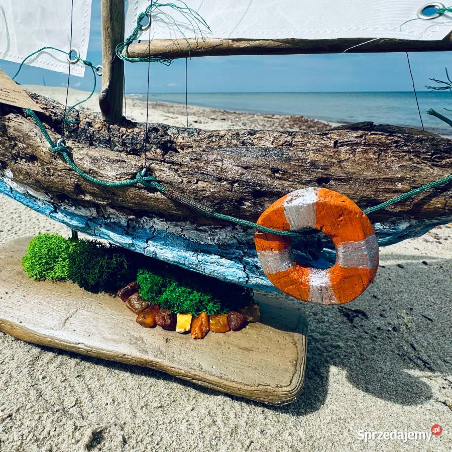 LUKI SZTUKI driftwood duuży JACHT żagle z Wrocław
