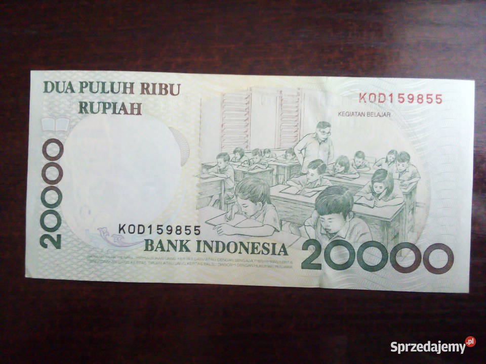Banknot 20000 rupii Indonezja Płońsk sprzedam