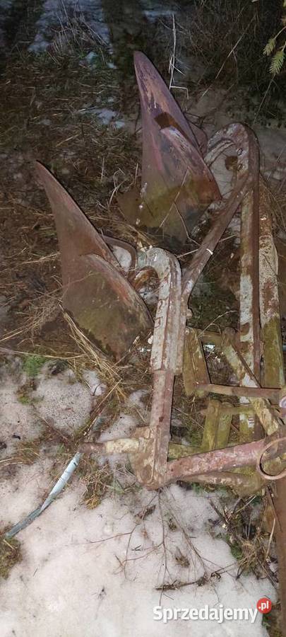 Pług dwuskibowy stan okazyjna Płock sprzedam