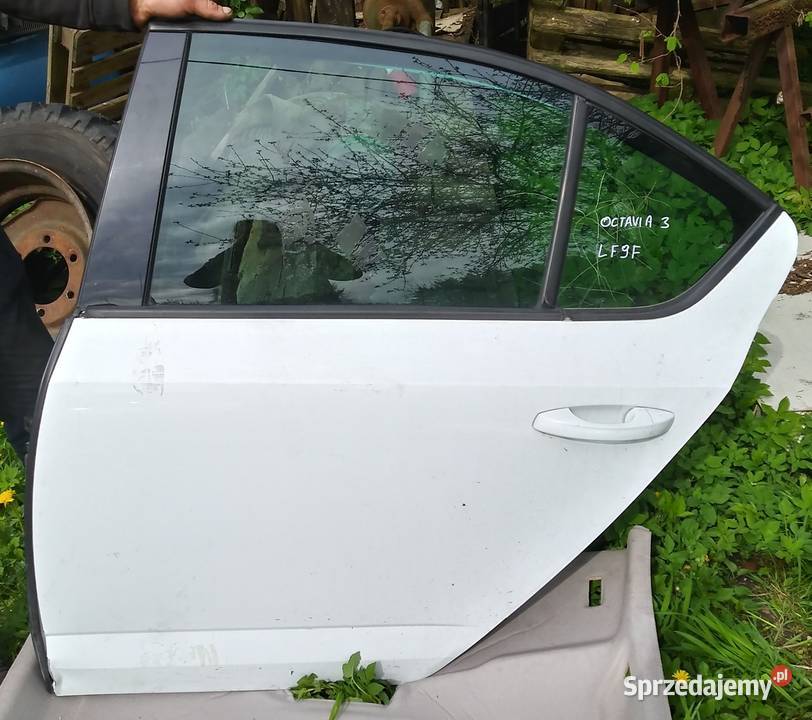 SKODA OCTAVIA III 3 Drzwi lewy TYŁ LF9F zachodniopomorskie Dębno