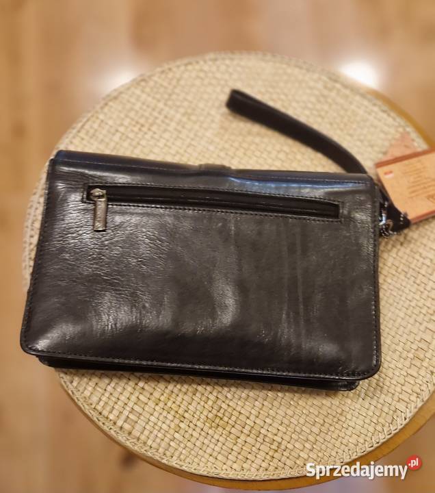 SASZETKA męska ANDREA z naturalnej skóry Lublin sprzedam