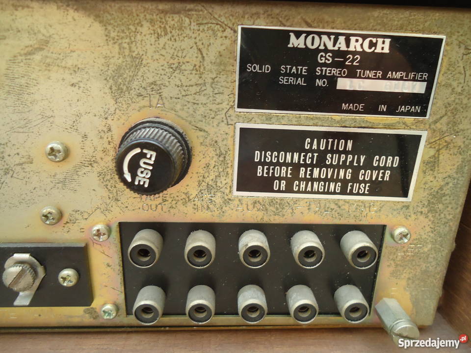 STARE RADIO AMPLITUNER MONARCH GS22 JAPAN małopolskie