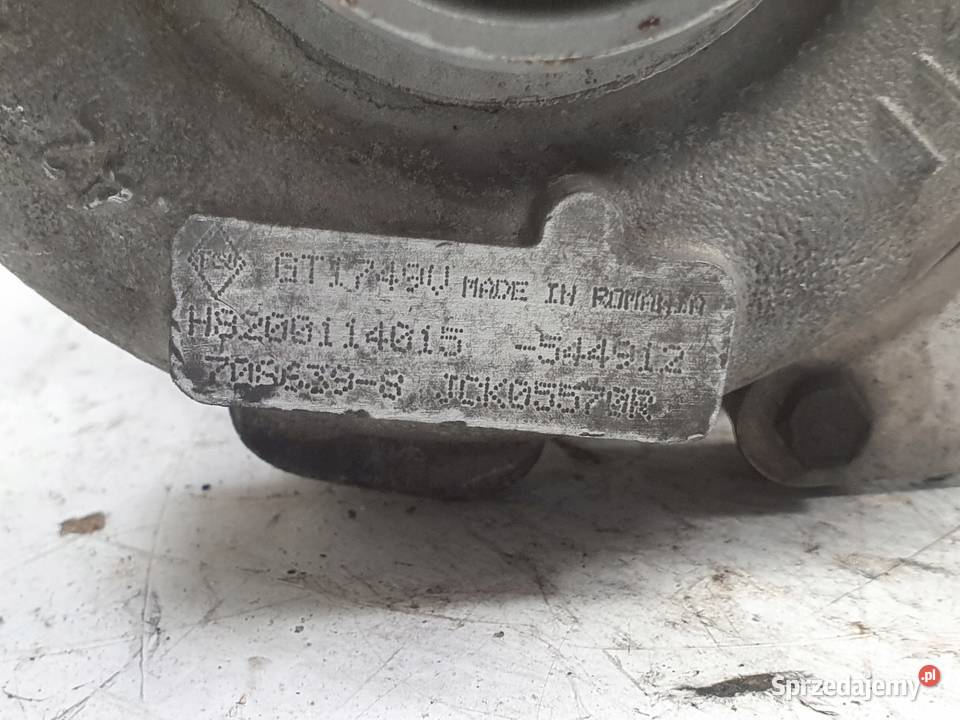 TURBOSPRĘŻARKA Renault Laguna II 19 DCI turbo Chełm