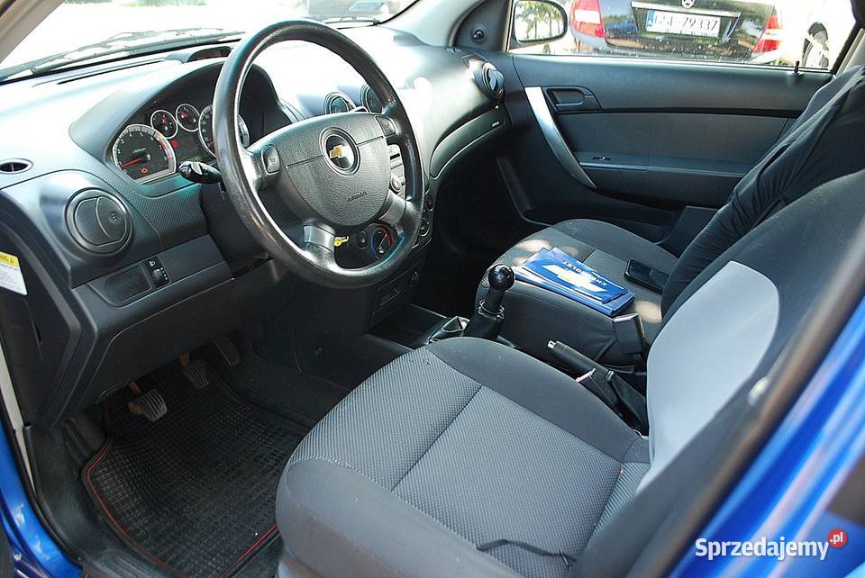 Chevrolet Aveo 2009 12 benzyna Zarejestrowany w Aveo Chevrolet Włynkówko