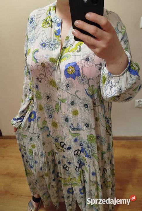 Luźna sukienka rozmiar 4446 Spódnice i sukienki Biecz