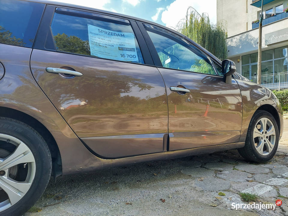 Renault Grand Scenic III benzLPG hak 2009r 222 wielofunkcyjna kierownica Samochody osobowe Kraków