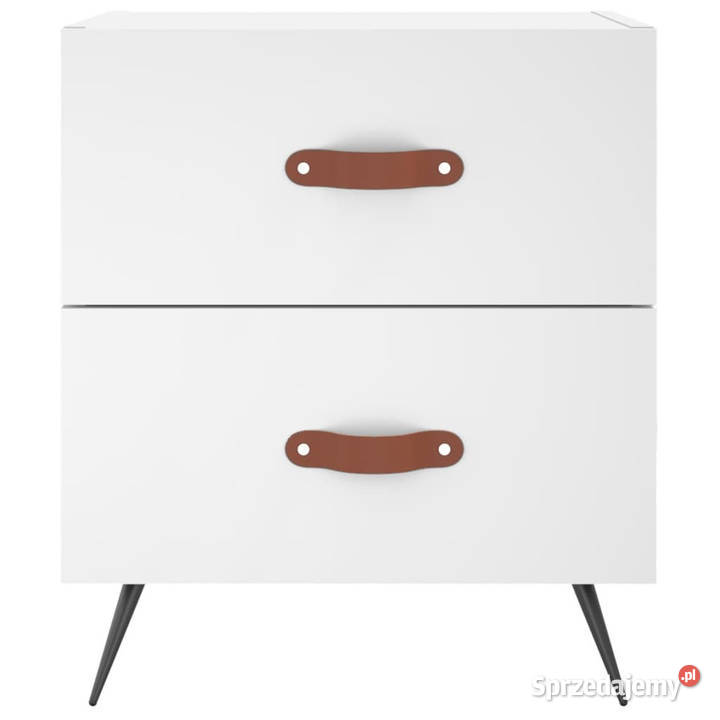 Szafki nocne 2 białe 40x35x475 WM827245 mazowieckie Warszawa sprzedam