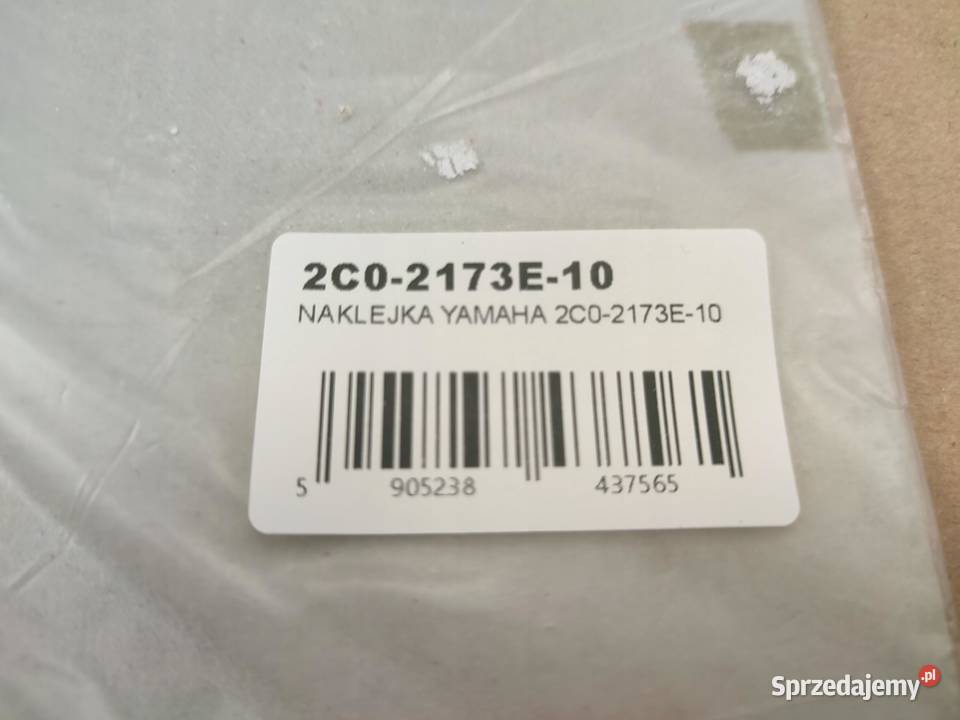 NAKLEJKA NA ZADUPEK LEWA STR YAMAHA YZFR6