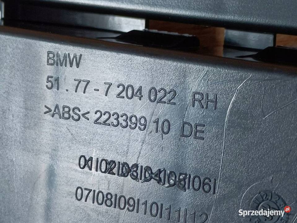 BMW F10 F10N F11 F11N LISTWA ŚLIZG MOCOWANIE Pleszew sprzedam