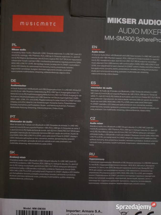 Mikser audio Musicmate Chróścina