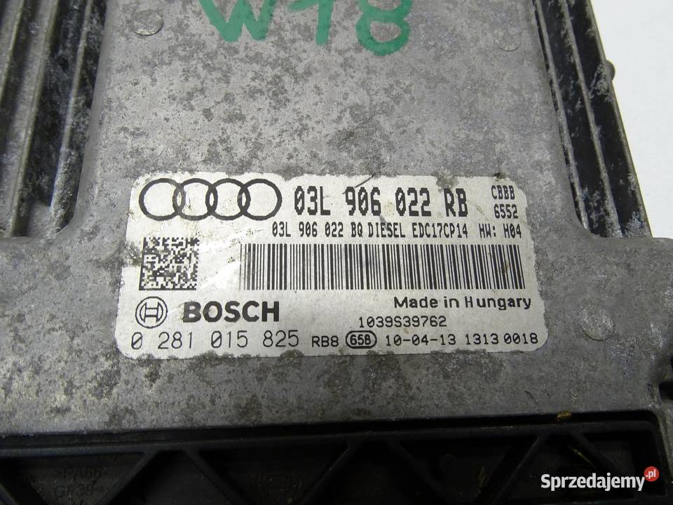 KOMPUTER STEROWNIK SILNIKA CBB 03L906022RB 20