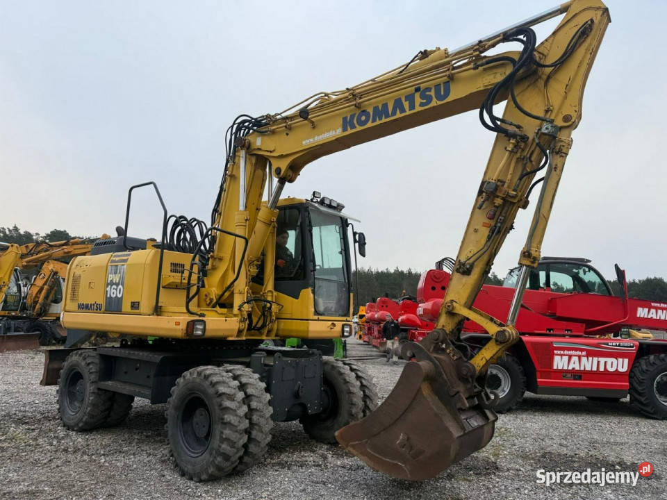kołowa Komatsu PW1607E0 Szybko Złącze Sprawna świętokrzyskie Widełki