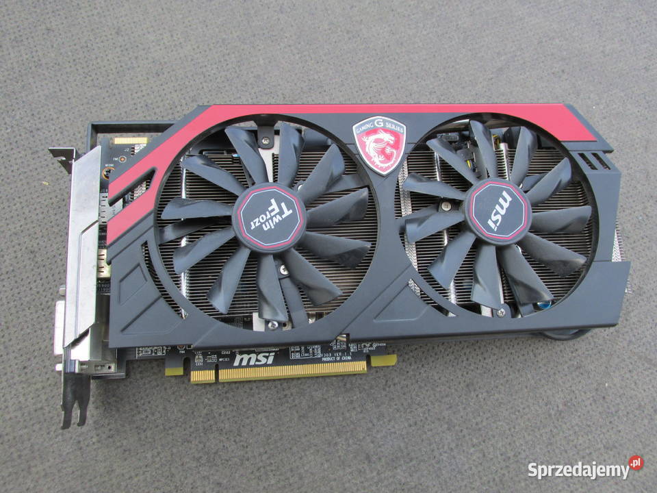 Niesprawna karta graficzna MSI Radeon R9 270x Kraków sprzedam
