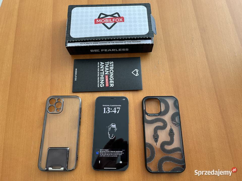 Telefon IPHONE 12 PRO Stan Wzorowy NOWA Bateria Apple / iPhone Białystok