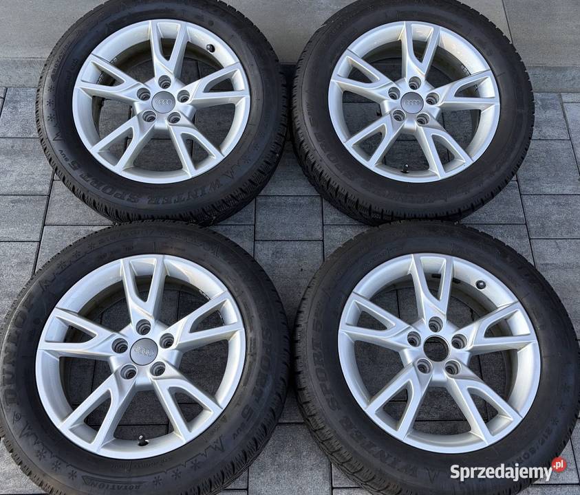 Koła Zimowe Alufelgi Audi OE Q3 65 x 17 5x112 ET lubuskie Drezdenko sprzedam