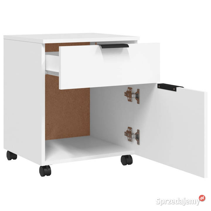 Szafka na dokumenty na kółkach biała 45x38x54 mazowieckie Warszawa