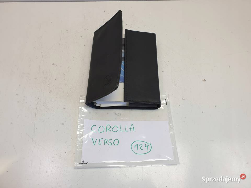 Corolla Verso II INSTRUKCJA Obsługi Książka sprzedam