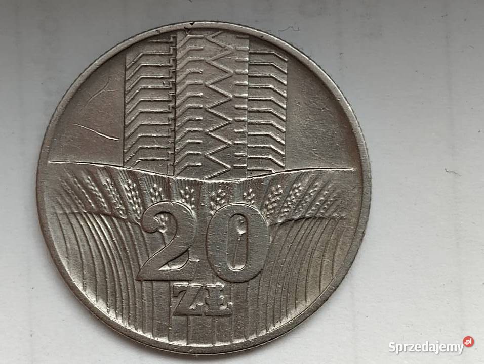 Moneta 20 1973 bzm Warszawa