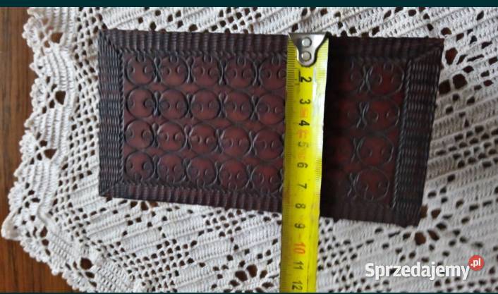 Szkatułka drewniana na biżuterię Nakło nad Notecią