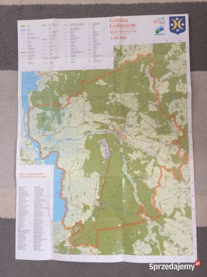 750 Plan Miasta I Gmina Goleniów Mapa Szczecin