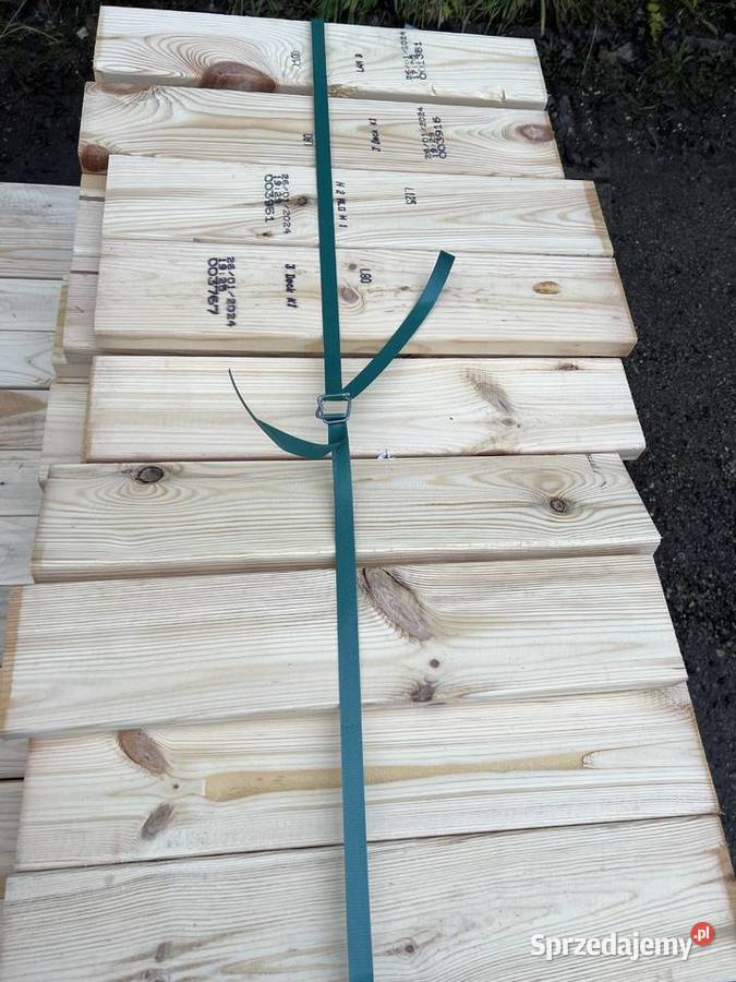 Deski strugane mieszane sosna świerk 27x105x50 Ruda Śląska