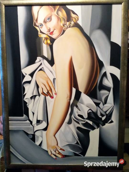 Kopia obrazu Tamary ŁempickiejPortret Marjorie mazowieckie Warszawa