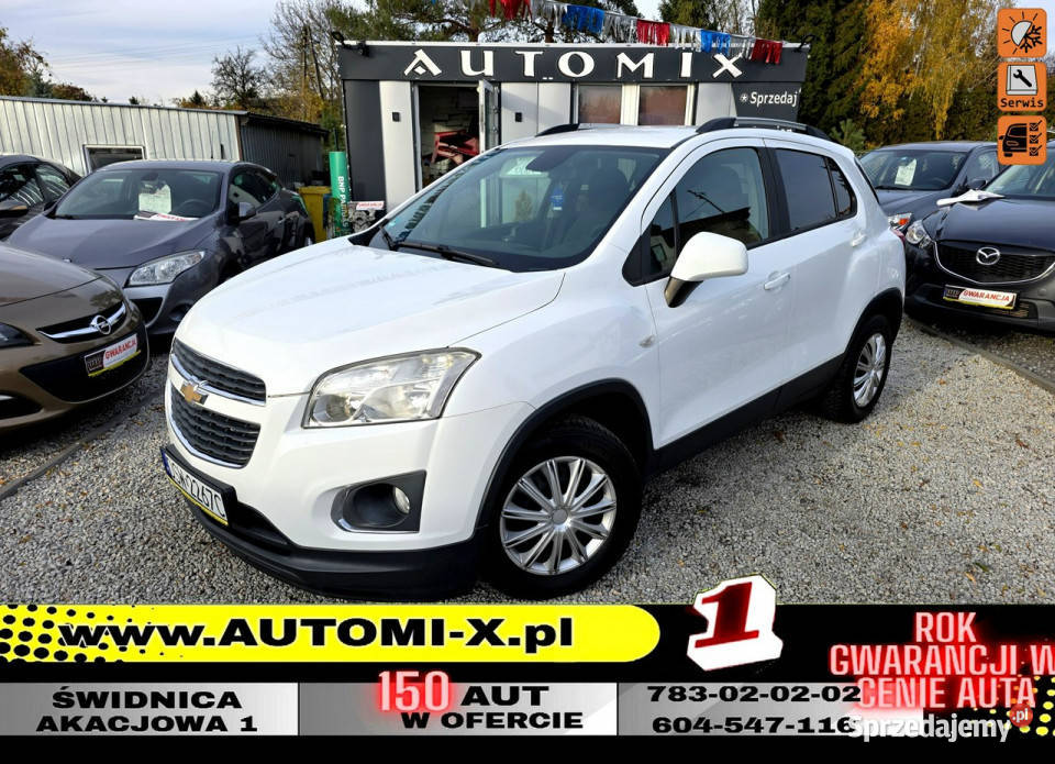 Chevrolet Trax 4x4 14 Benzyna 140 Udok Przebieg wspomaganie kierownicy Trax Świdnica