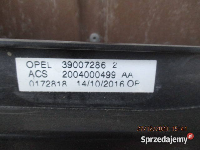 OPEL MERIVA B ROLETA ŻALUZJA DACHOWA SZYBERDACH osobowe sprzedam