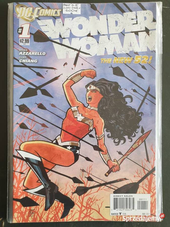 Wonder Woman 5 oryginalnych komiksów DC USA Gdynia