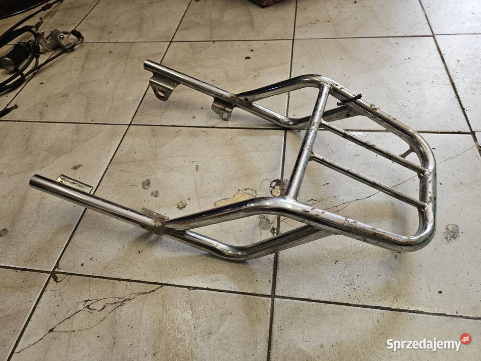 Bagażnik motocyklowy chrom stelaż pod kufer sprzedam