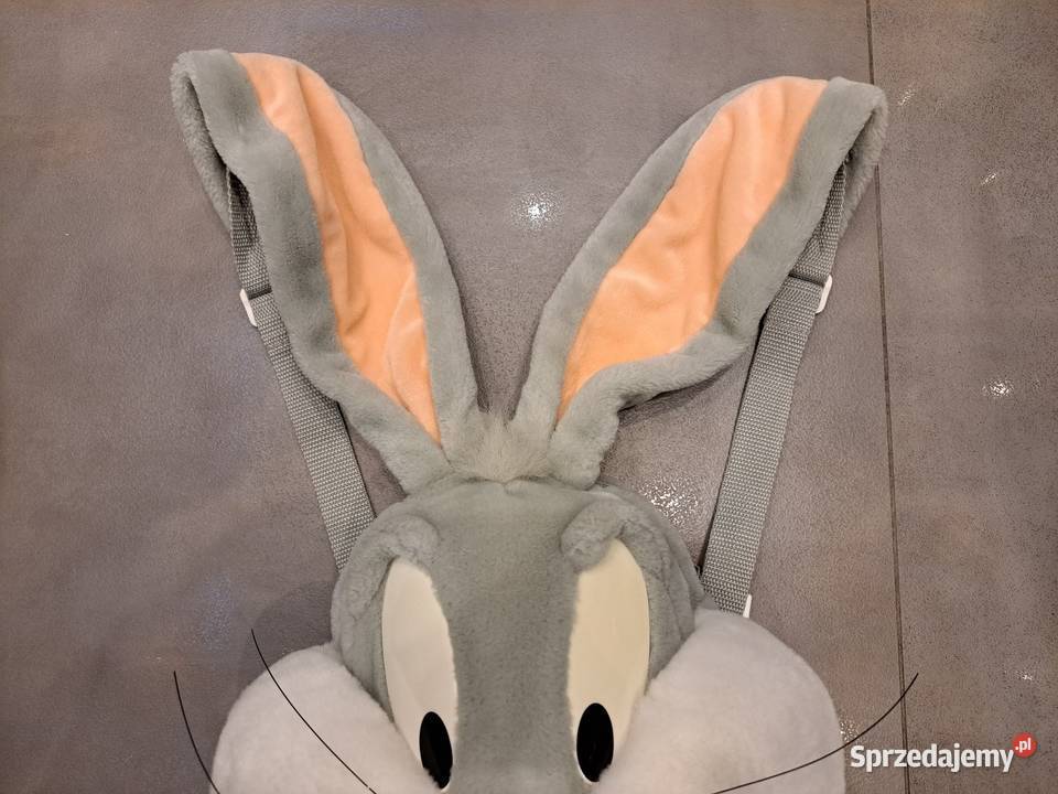 Stary Pluszowy Plecak Królik Buks Looney Tunes Sport i Wypoczynek Radom