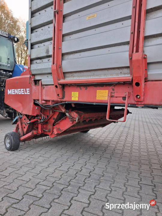 Przyczepa samozbierająca mengele Zaręby Kościelne