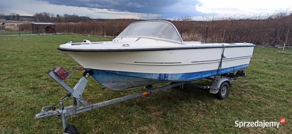 Łódź motorowa z przyczepą Nowogród Bobrzański sprzedam