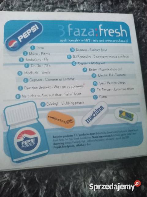 Różne płyty CD Coca Cola Zabrze