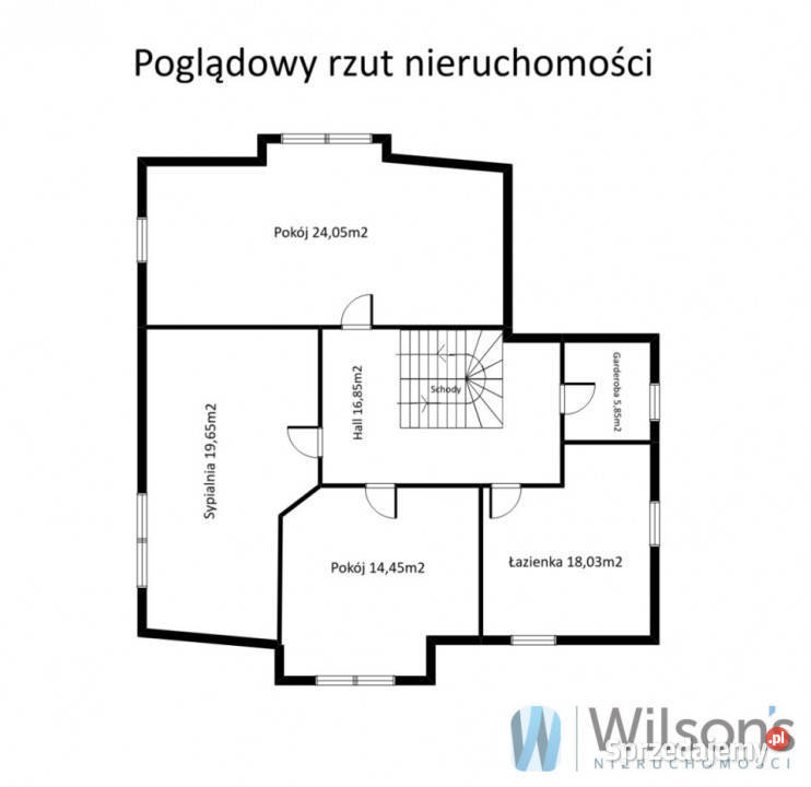 sprzedaży domu wolnostojącego Wysoka Radosna