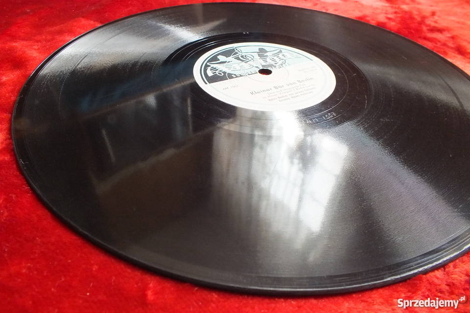 Płyta winylowa szelakowa niemiecka gruba ciężka 1 płyta