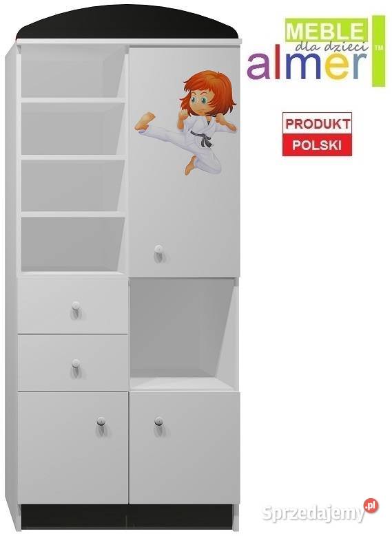 KARATE KID 18 N5 regał dziecięcy 80x40 w190