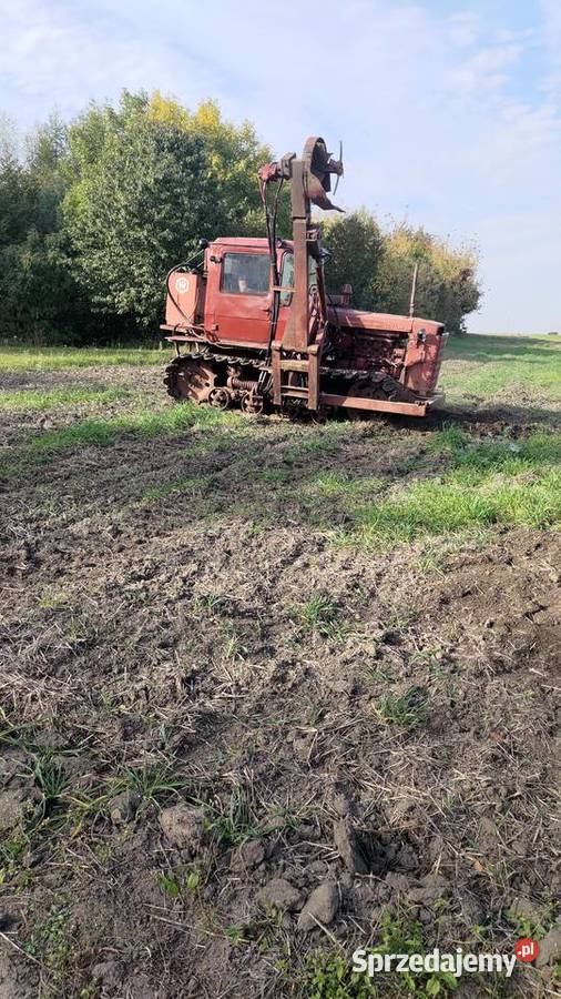 DT 75 błotniak z przyrządem meliracyjnym lubelskie Wierszczyca