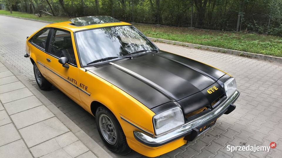 OPEL MANTA B GTE AUTOMAT 115 1979 r to absolutny 57309km Zgierz