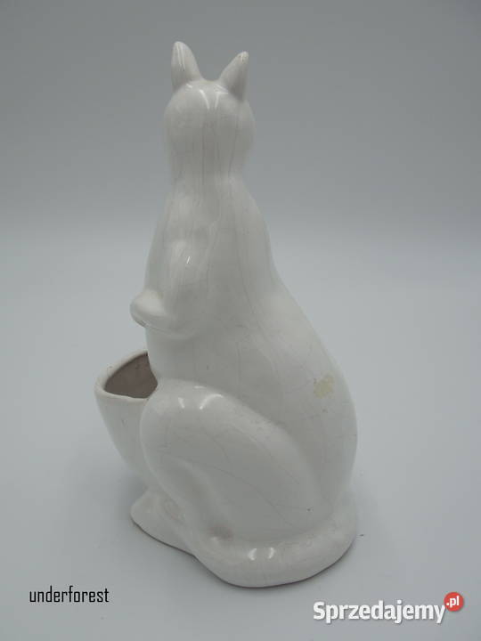 Figurka kangura ceramiczna osłonka na kwiaty Doniczki i osłonki Leszno