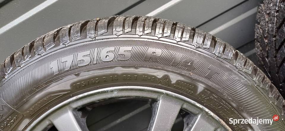Opony zimowe r14 17565 alufelgi 4x108 Samochodowe sprzedam